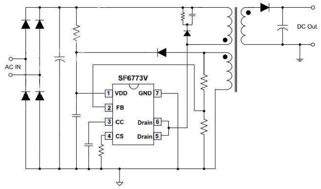 開關電源芯片SF6773